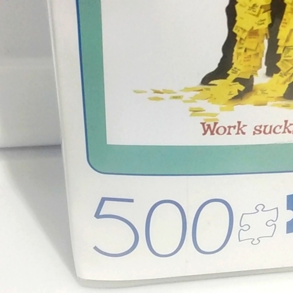 OFFICE SPACE WORK SUCKS 500 PIECE JIGSAW PUZZLE NWT - Picture 3 of 6